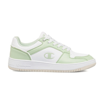 Sneakers bianche e verdi da donna Champion Rebound 2.0 Low, Brand, SKU s312500135, Immagine 0